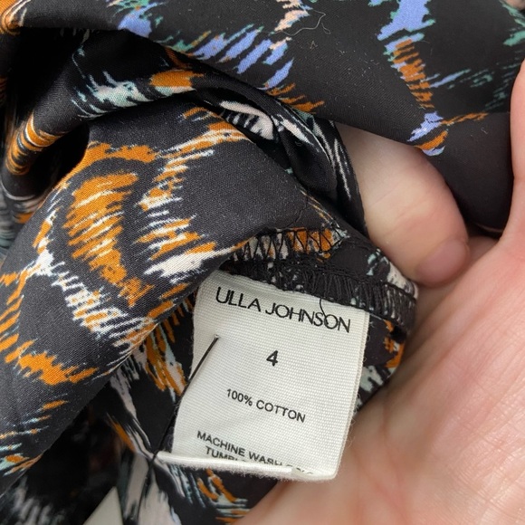 NWT Ulla Johnson Estyne Longsleeve Poplin Maxi Dress Starling size 4 - Picture 9 of 13